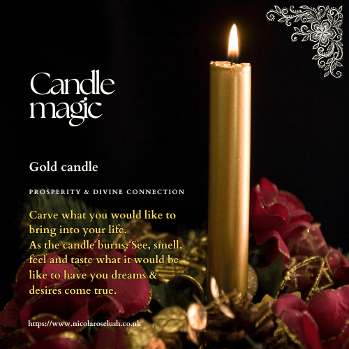 Candle magic - gold candle