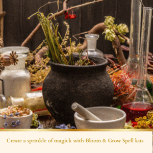 Bloom and Grow spell kits.