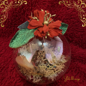 Nature balls waiting for you to put on your Christmas tree or Yule alter (No 4)