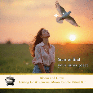 Letting Go & Renewal Moon Candle Ritual Kit