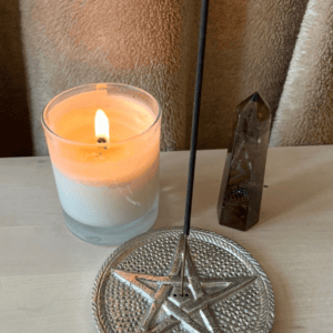 Protection pentagram incense holder.